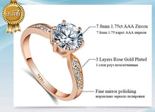 Load image into Gallery viewer, Watches / 1.75ct AAA Zircon Engagement Rings