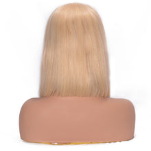 Cargar imagen en el visor de la galería, Hair / 150% Density Lace Front Human Hair Wigs 613 Blonde Short Bob Straight Lace Wig