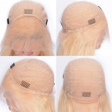 Cargar imagen en el visor de la galería, Hair / 150% Density Lace Front Human Hair Wigs 613 Blonde Short Bob Straight Lace Wig