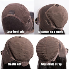 Cargar imagen en el visor de la galería, HAIR / Glueless Bob Wig Brazilian Straight Short Lace Front Human Hair Wigs