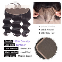 Cargar imagen en el visor de la galería, Hair Weave Bundles With Frontal Beaudiva Hair Brazilian Body Wave