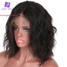Cargar imagen en el visor de la galería, HAIR / Luffy 13x6 Short Bob Lace Front Wigs Human Hair