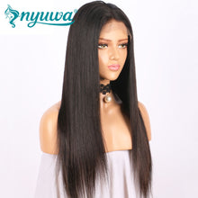 Cargar imagen en el visor de la galería, HAIR / NYUWA Straight Lace Front Human Hair Wigs Pre Plucked With Baby Hair