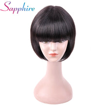 Cargar imagen en el visor de la galería, HAIR / Sapphire Bob Wig And 360 Lace Frontal Human Hair Wigs