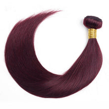 Cargar imagen en el visor de la galería, Hair Bundles #1B/#2/#4/#27/99J/613 Bundles Human Hair Weave Bundles Remy Hair