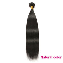 Cargar imagen en el visor de la galería, Hair Bundles 1/4 or 3 Bundles Hair Extensions Natural Black