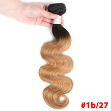 Load image into Gallery viewer, Hair Weave Bundles Burgundy Body Wave 100% Remy Human Hair Bundles