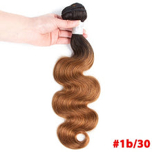 Load image into Gallery viewer, Hair Weave Bundles Burgundy Body Wave 100% Remy Human Hair Bundles