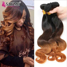 Load image into Gallery viewer, Hair Weave 3/4 Bundles Human Hair Bundles Non-Remy  Human Hair Extensions