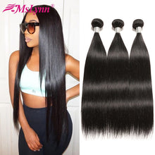 Cargar imagen en el visor de la galería, Hair Bundles 1/4 or 3 Bundles Hair Extensions Natural Black