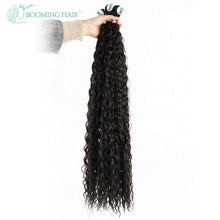 Load image into Gallery viewer, Hair/Kinky Curly Hair Bundles Synthetic Hair Extensions Blonde Two Tone Color Hair Weave Bundles 3bundle/100g For Women Free Shipping