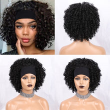 Load image into Gallery viewer, Hair/Short Synthetic Wigs Afro Kinky Curly Wig for Women Black Brown Blonde Pink Natural Afro High Temperature Hair
