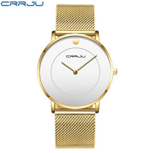 Load image into Gallery viewer, Watches /  CRRJU Ultra thin Fashion Watch Men Watch